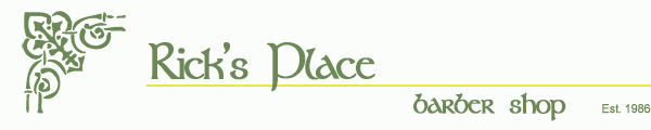Rick's Place - Barber Shop - Established 1984